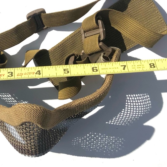 Airsoft Half Face / Throat Mesh Mask - Picture 11 of 14